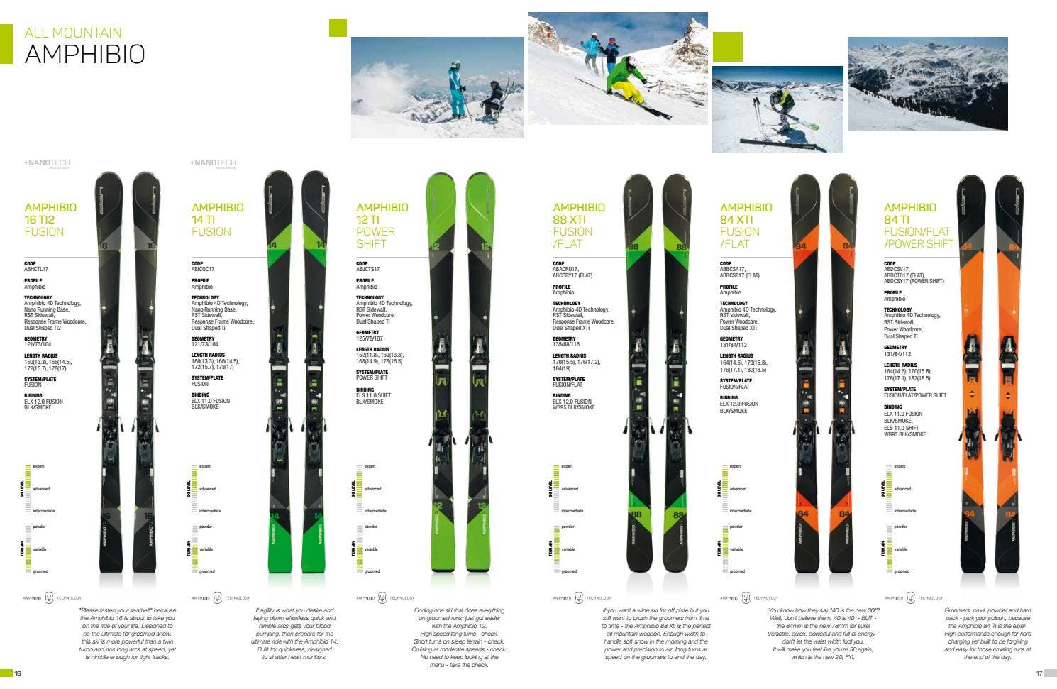 elan AMPHIBIO 78 EL11ビンディング 0 AMPHIBIO ELAN Waveflex Ski