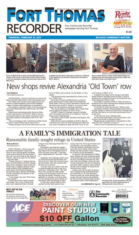 Fort thomas recorder 021617 by Enquirer Media - issuu Page 1