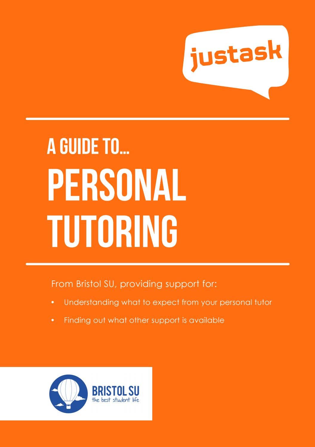 Just Ask - A Guide to Personal Tutoring by Bristol SU - Issuu