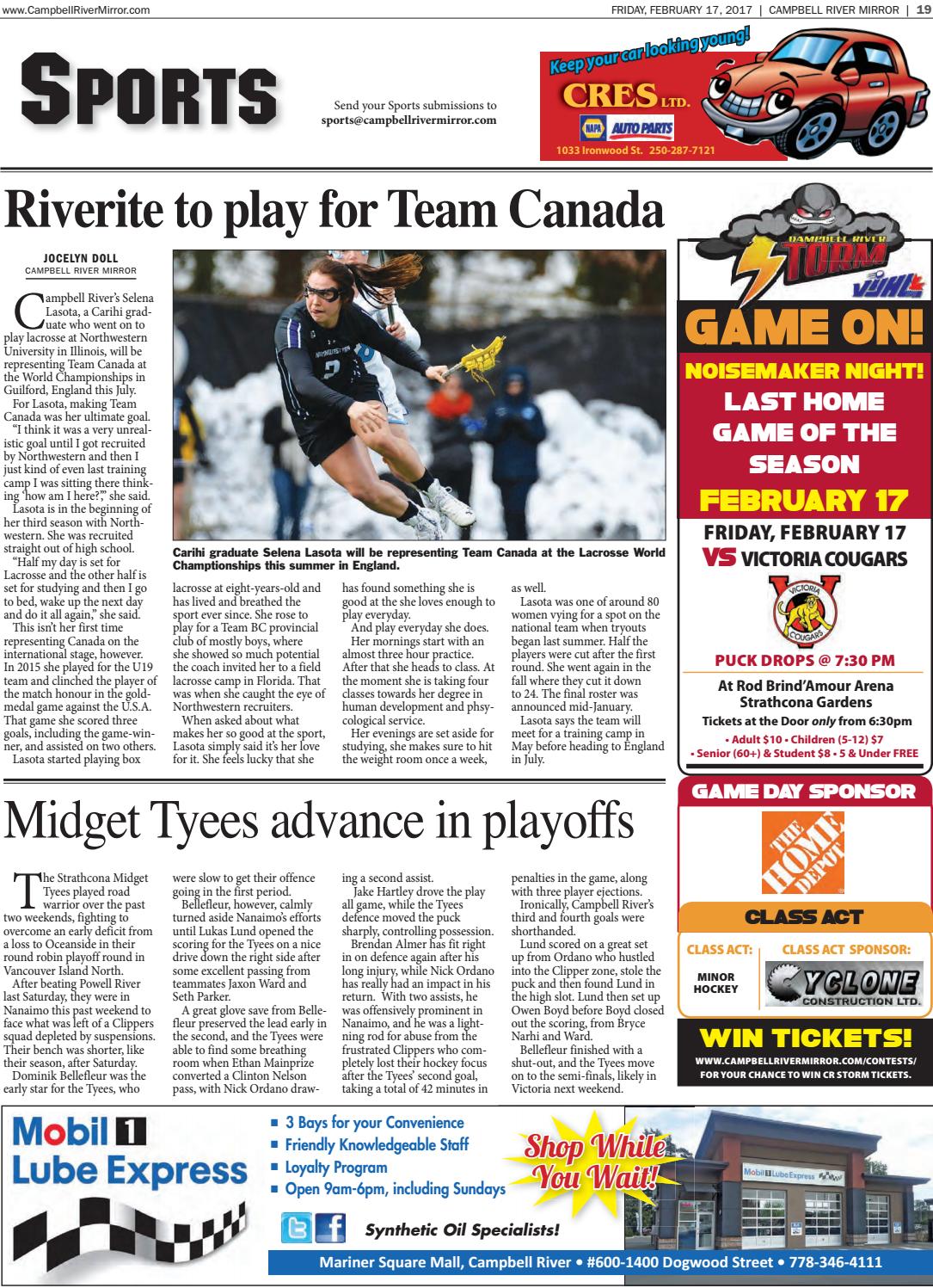 Campbell River Mirror, February 17, 2017 by Black Press Media Group - Issuu