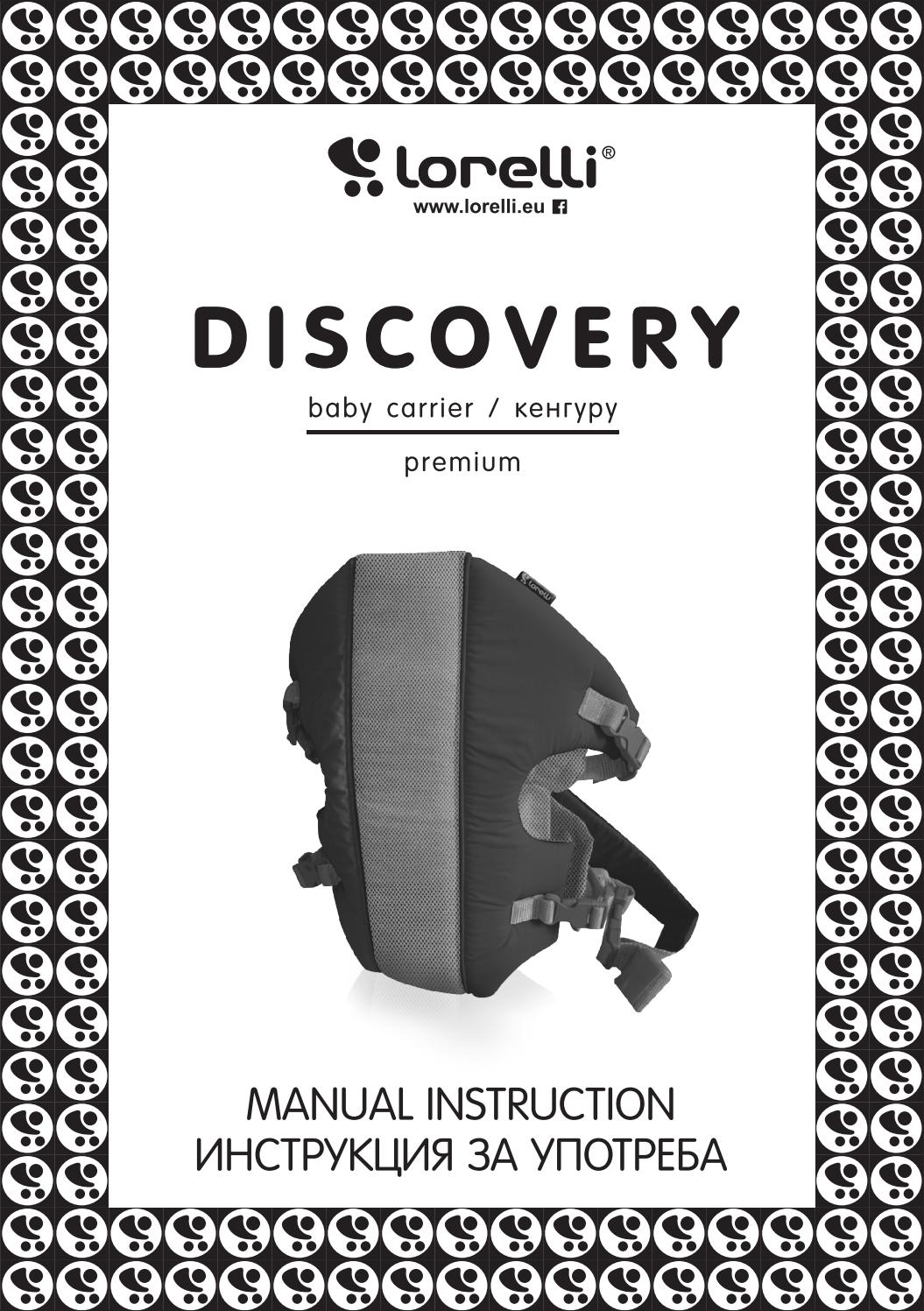 Baby Carrier DISCOVERY_Manual Instruction by lorelli Issuu