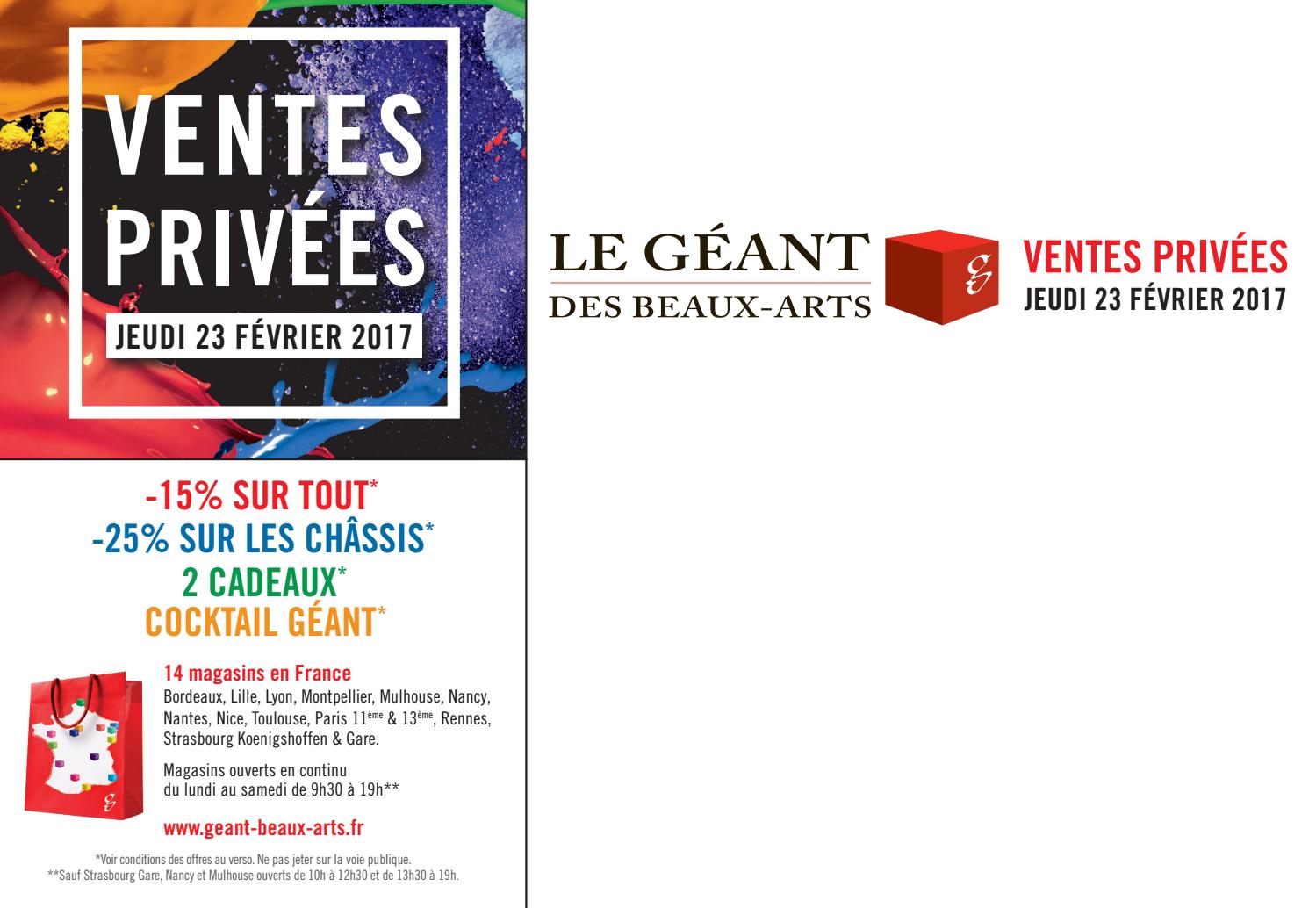 Ventes privées by Le Géant des Beaux-Arts - Issuu