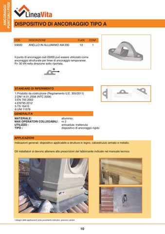 Catalogo prodotti Linea Vita 2017 第 10 页