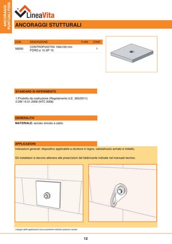 Catalogo prodotti Linea Vita 2017 第 12 页