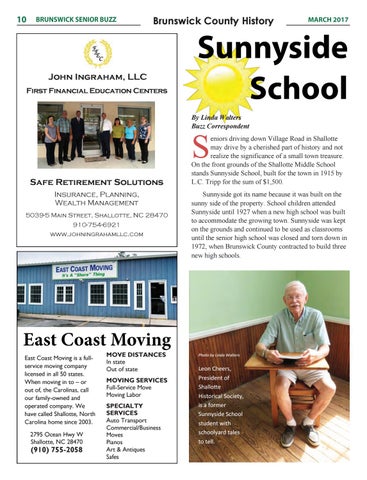 March 2017 Brunswick Senior Buzz By Resources Inc Page 10