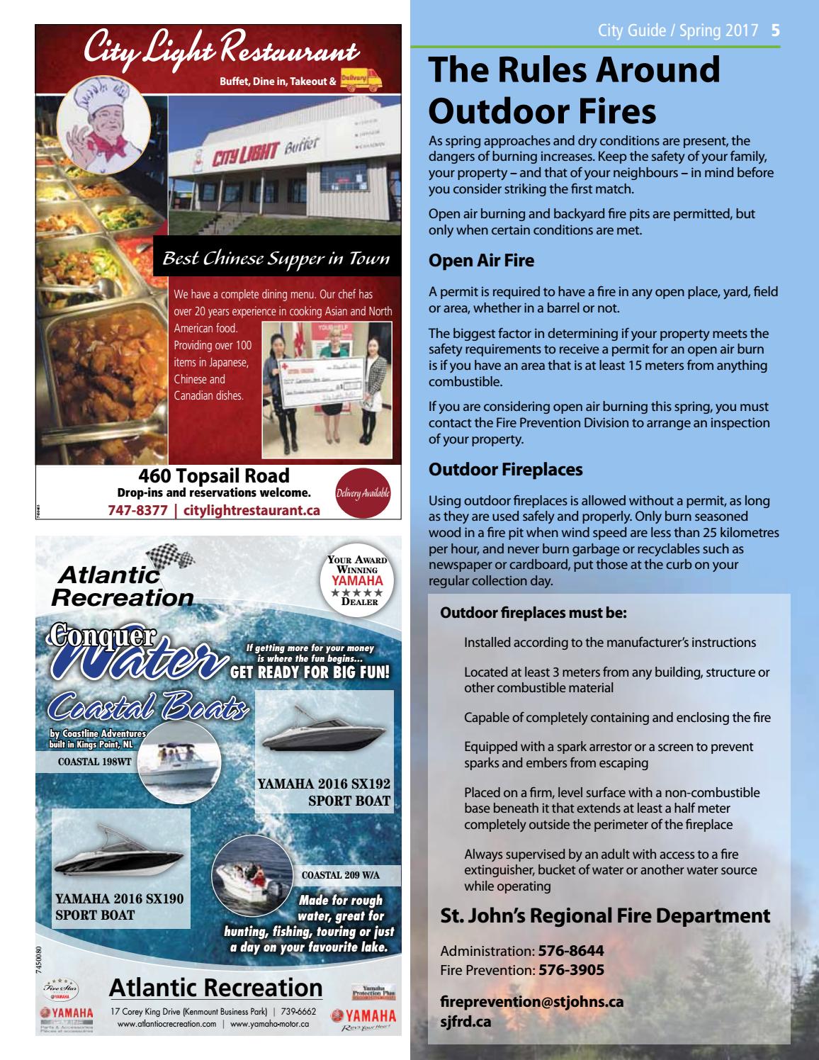 St John S City Guide Spring 2017 By City Of St John S Issuu