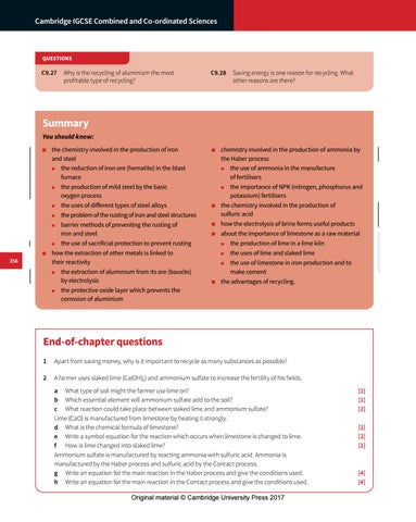 Cambridge Igcse Science Specification – FYCB