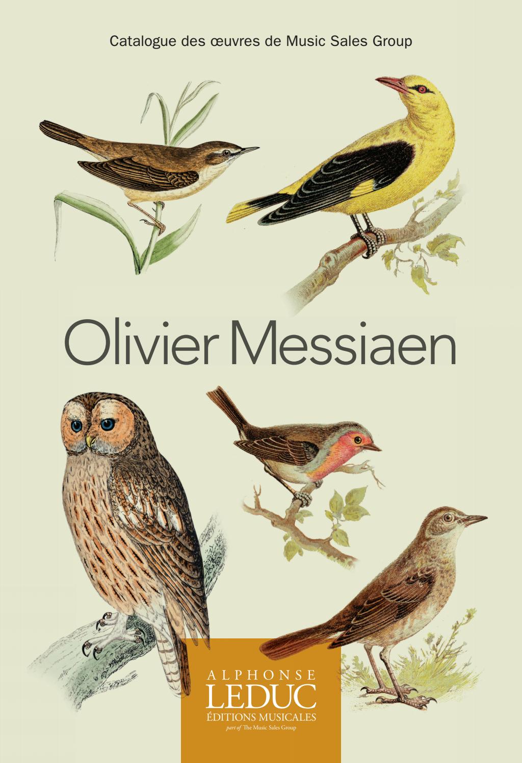 Olivier Messiaen Catalogue (Fr) by ScoresOnDemand Issuu