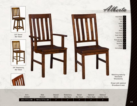 Amish Heirlooms Furniture Artisan Chairs 家具目录 2016 第 11 页
