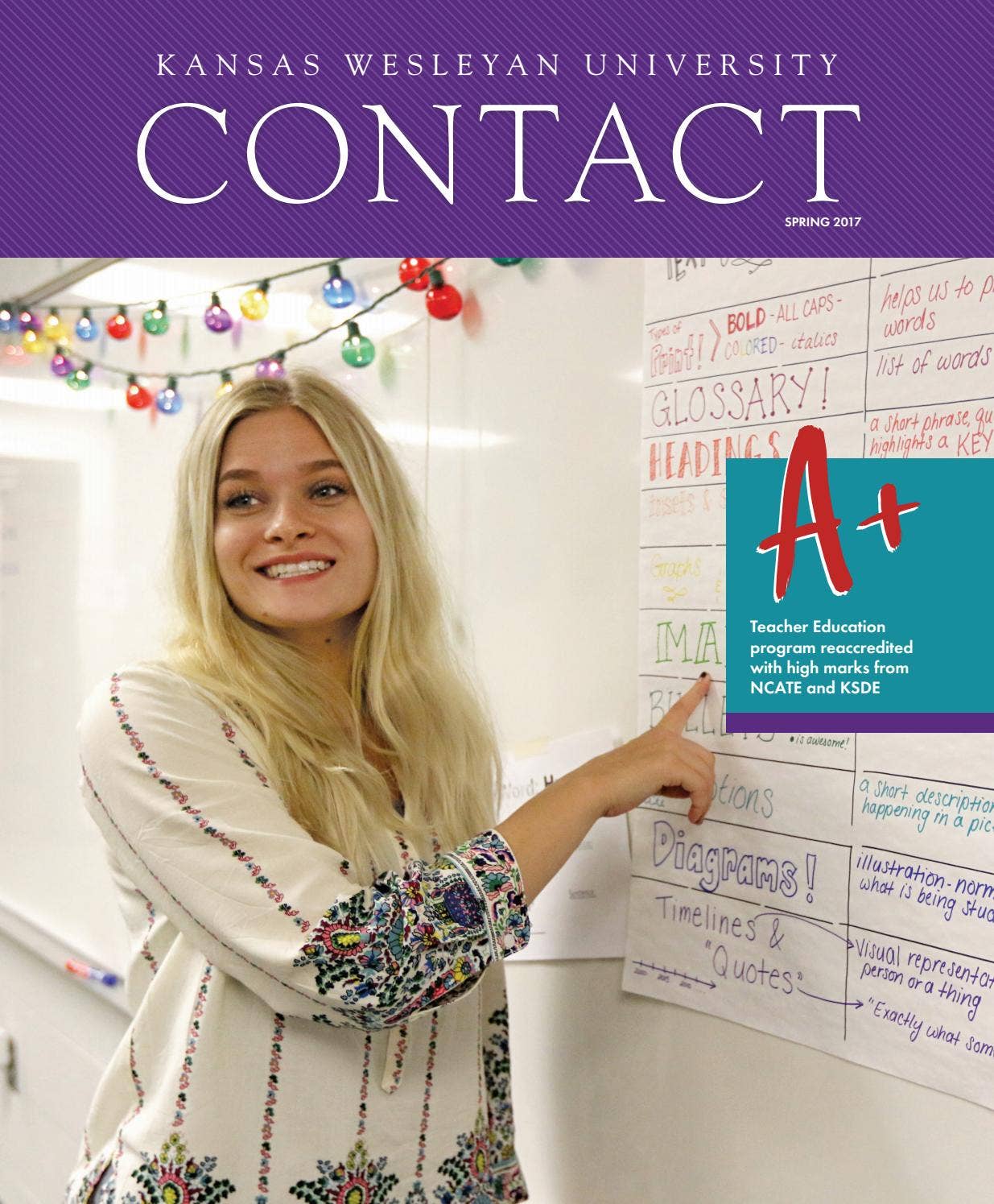 KWU Contact Spring 2017 by Kansas Wesleyan University Issuu