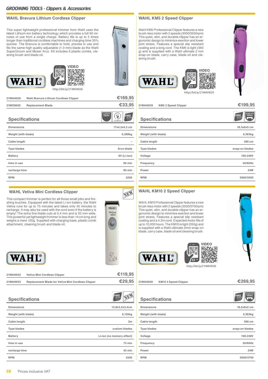 wahl bravura battery replacement