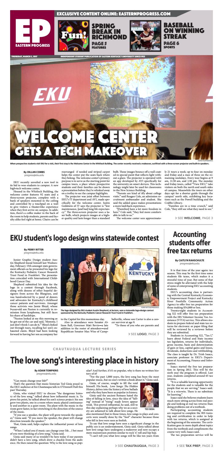 March 2 2017 easternprogress by Eastern Progress - Issuu