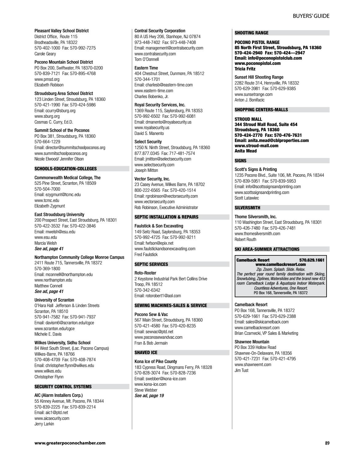 Greater Pocono Chamber of Commerce, 2017 Community Guide & Business  Directory by Atlantic Communications Group, Inc. - Issuu