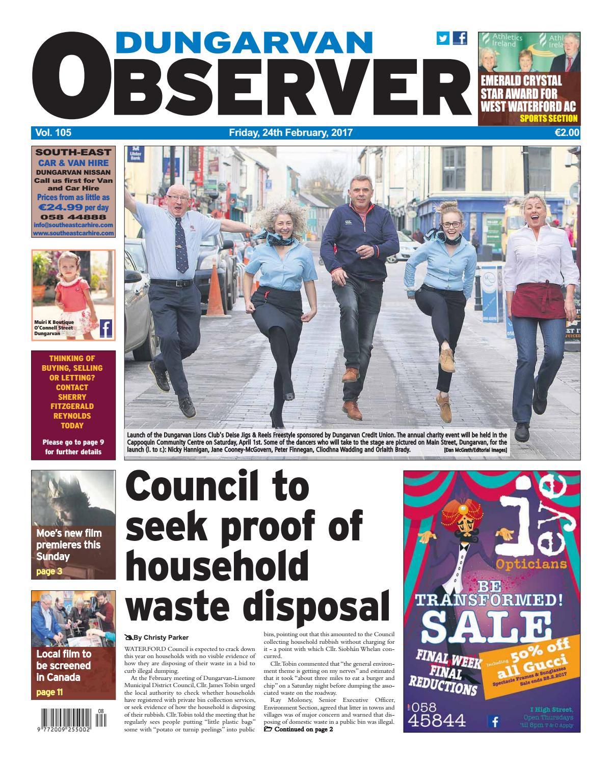 Dungarvan observer 24 2 2017 edition by Dungarvan Observer - Issuu