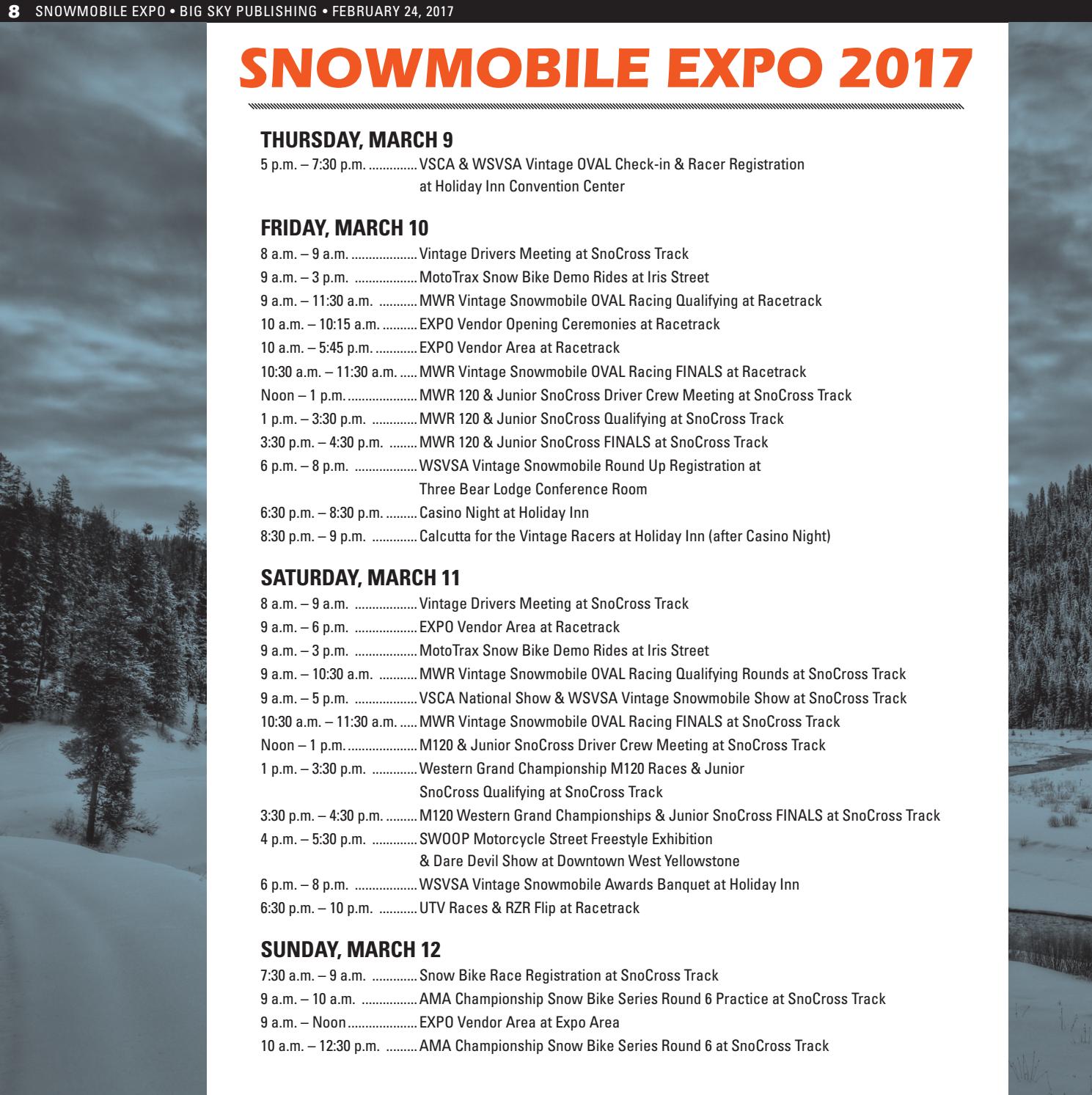 Snowmobile Expo 2017 by Bozeman Daily Chronicle Issuu