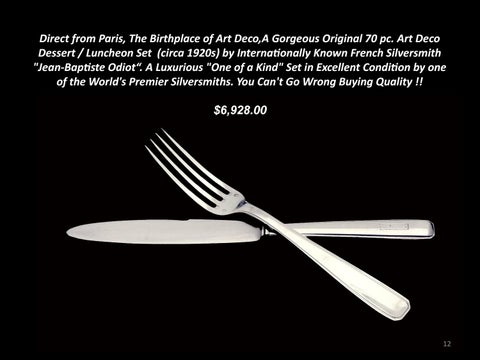Estate Sale Sterling Silver Luxurious Living Inventory 家具目录 第 12 页