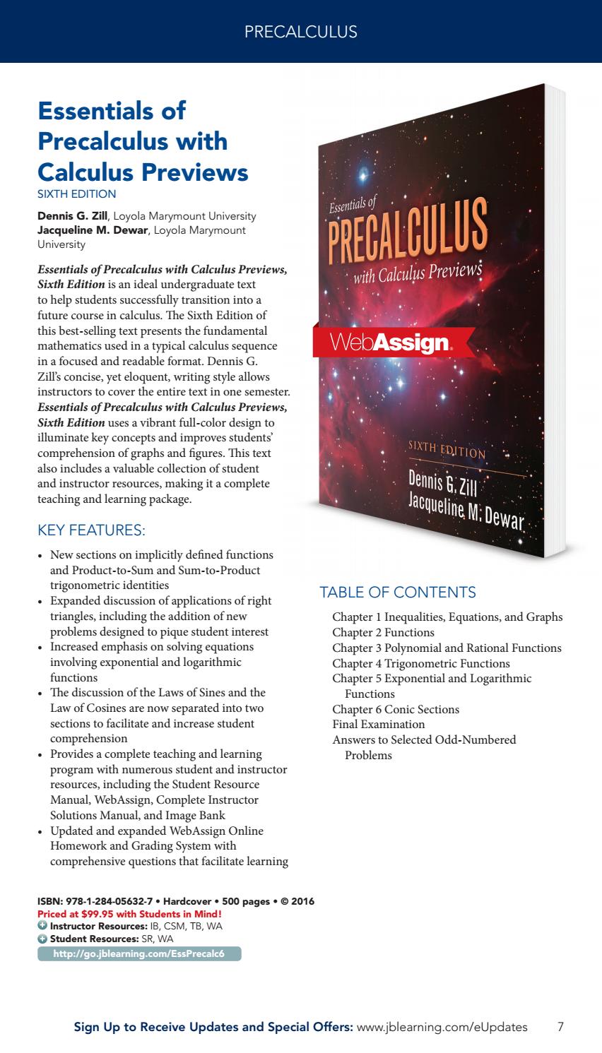 2017 Math Catalog By Jones Bartlett Learning Issuu Page 7 2017 Math Catalog By Jones Bartlett Learning Issuu Page 7