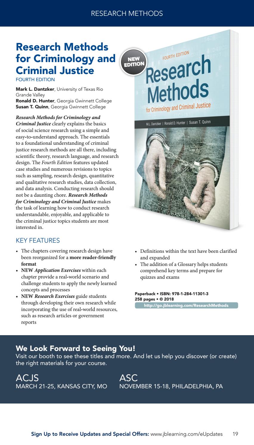 2017 Criminal Justice Catalog By Jones Bartlett Learning Issuu