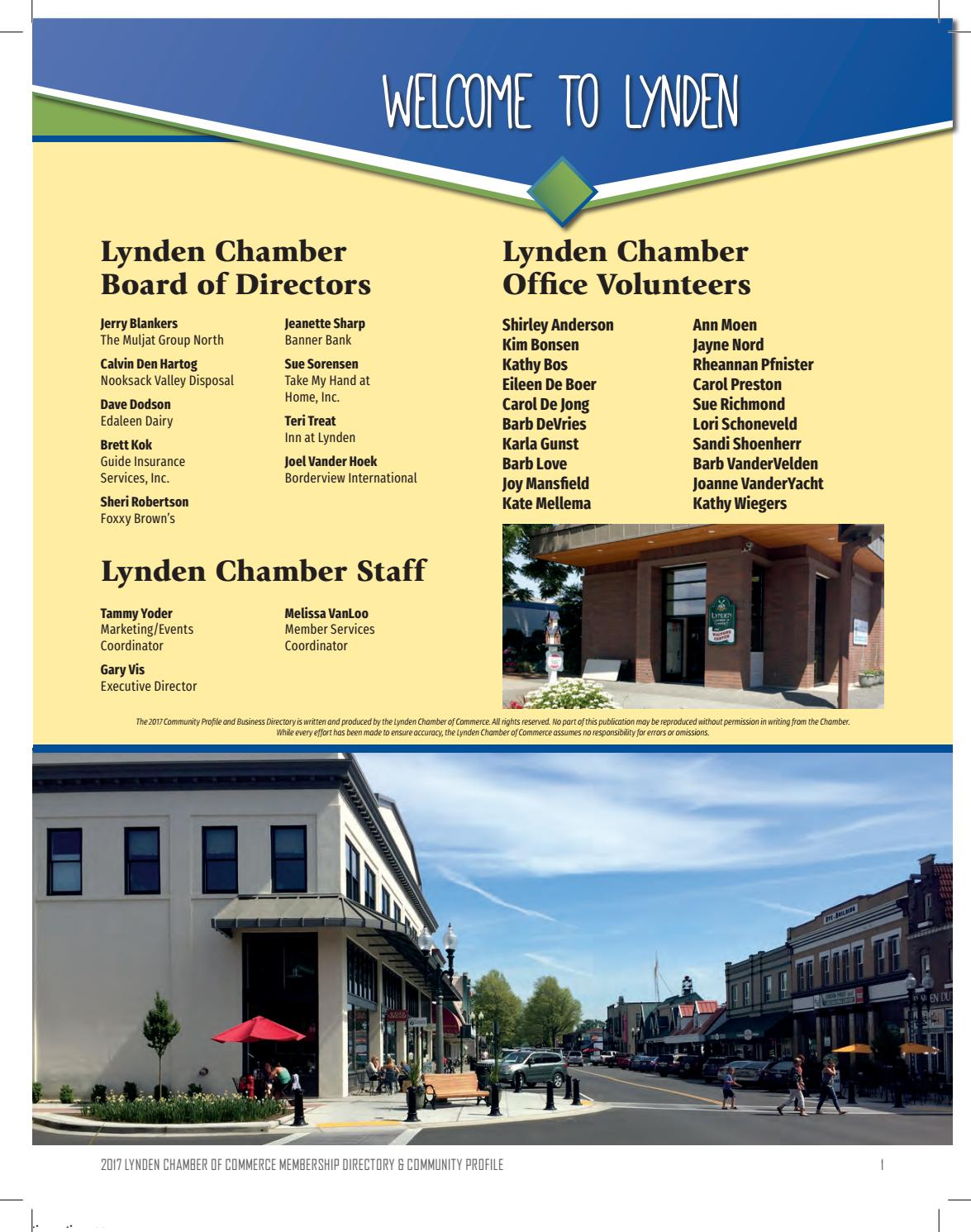 2017 Lynden Chamber Of Commerce Directory By Lynden Tribune Issuu