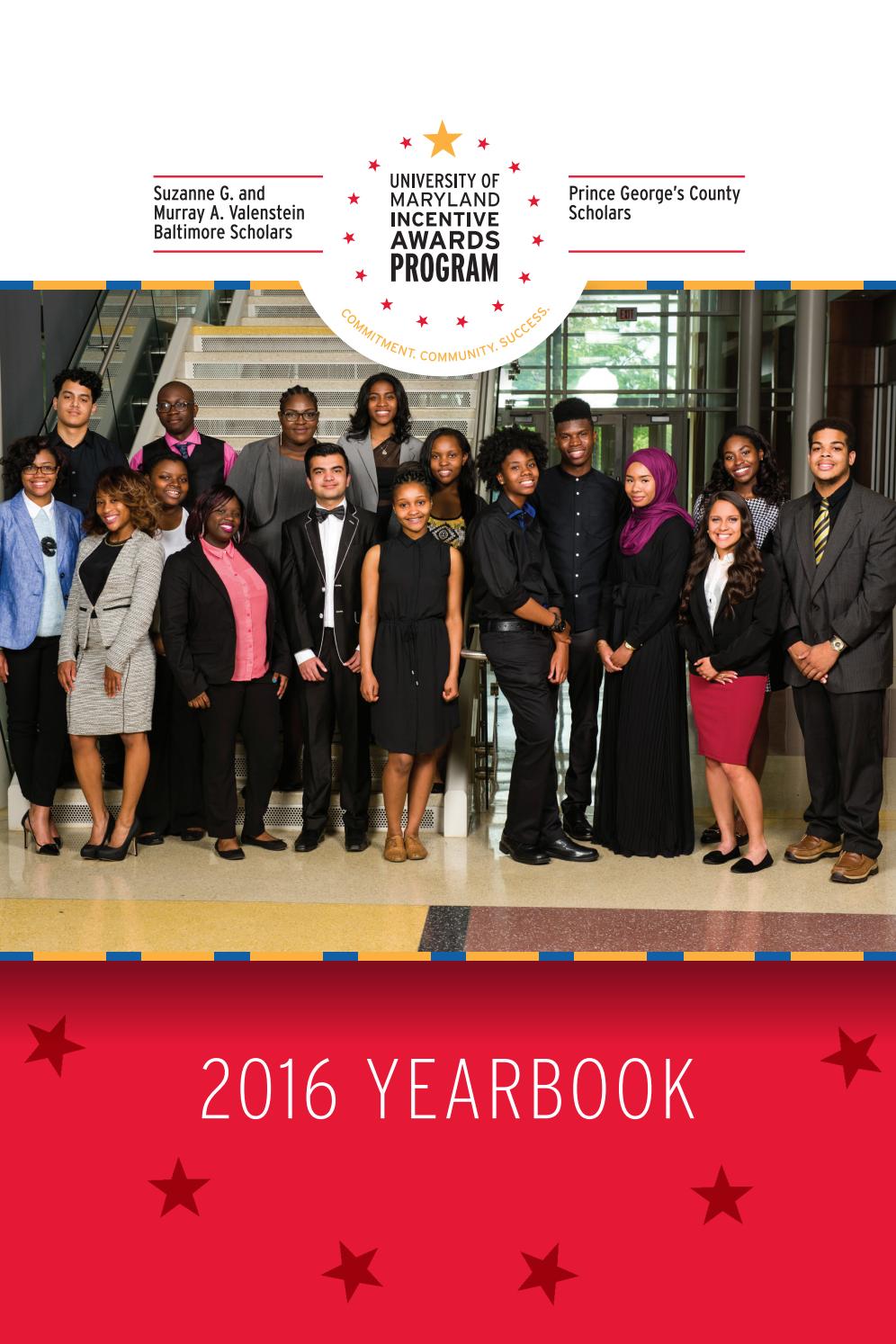 2016 Yearbook / UMD Incentive Awards Program by University of Maryland