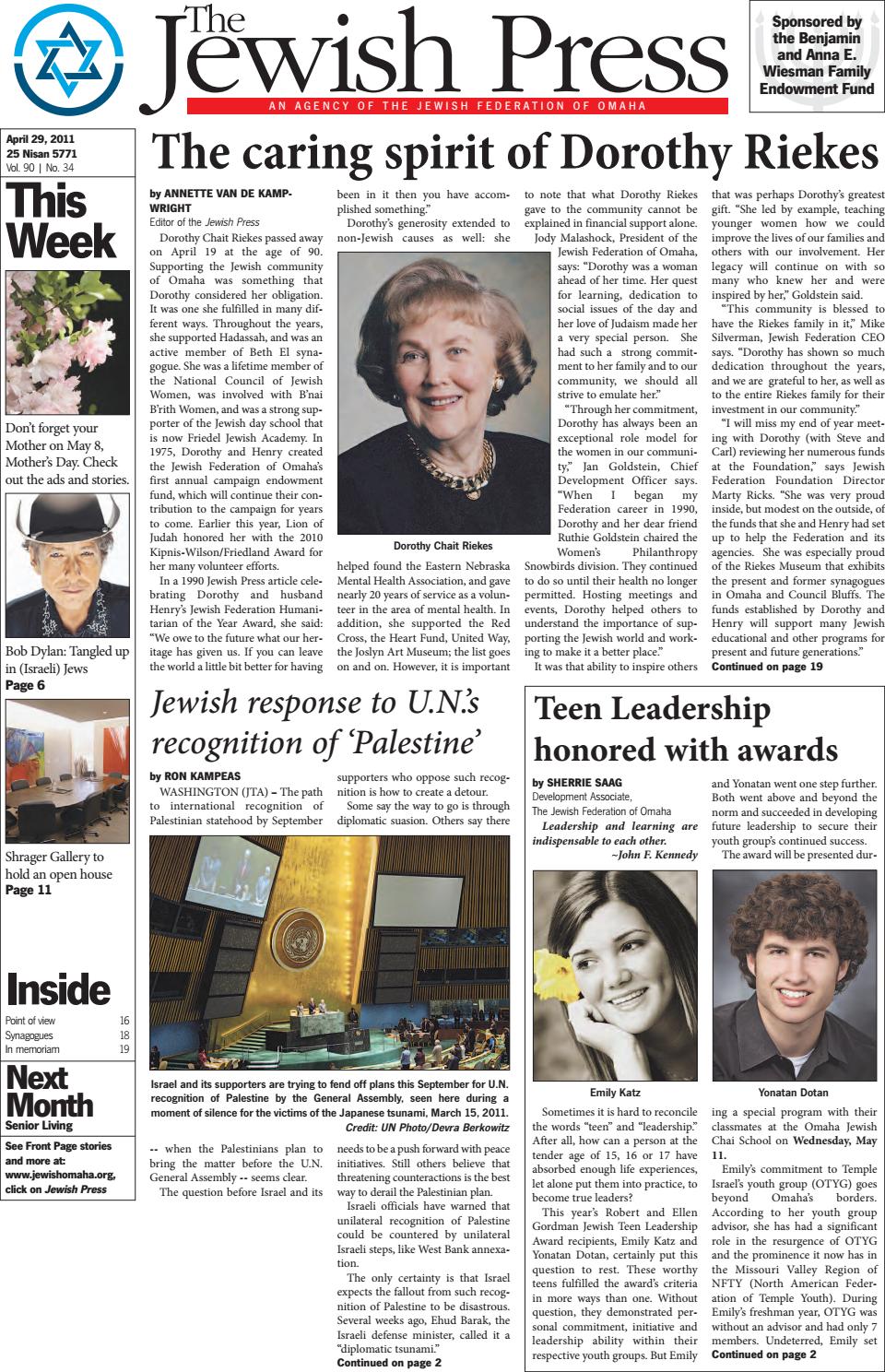 April 29 2011 By Jewish Press Issuu