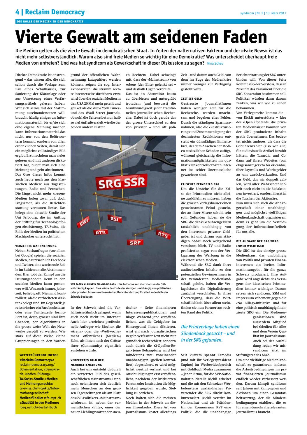 Syndicom Die Zeitung By Syndicom Issuu