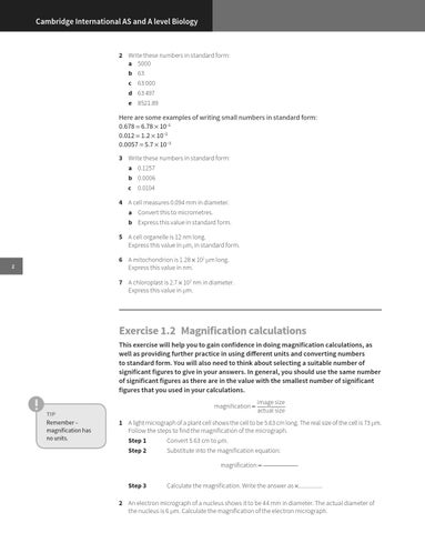 Preview Cambridge International AS and A Level Biology Workbook by ...