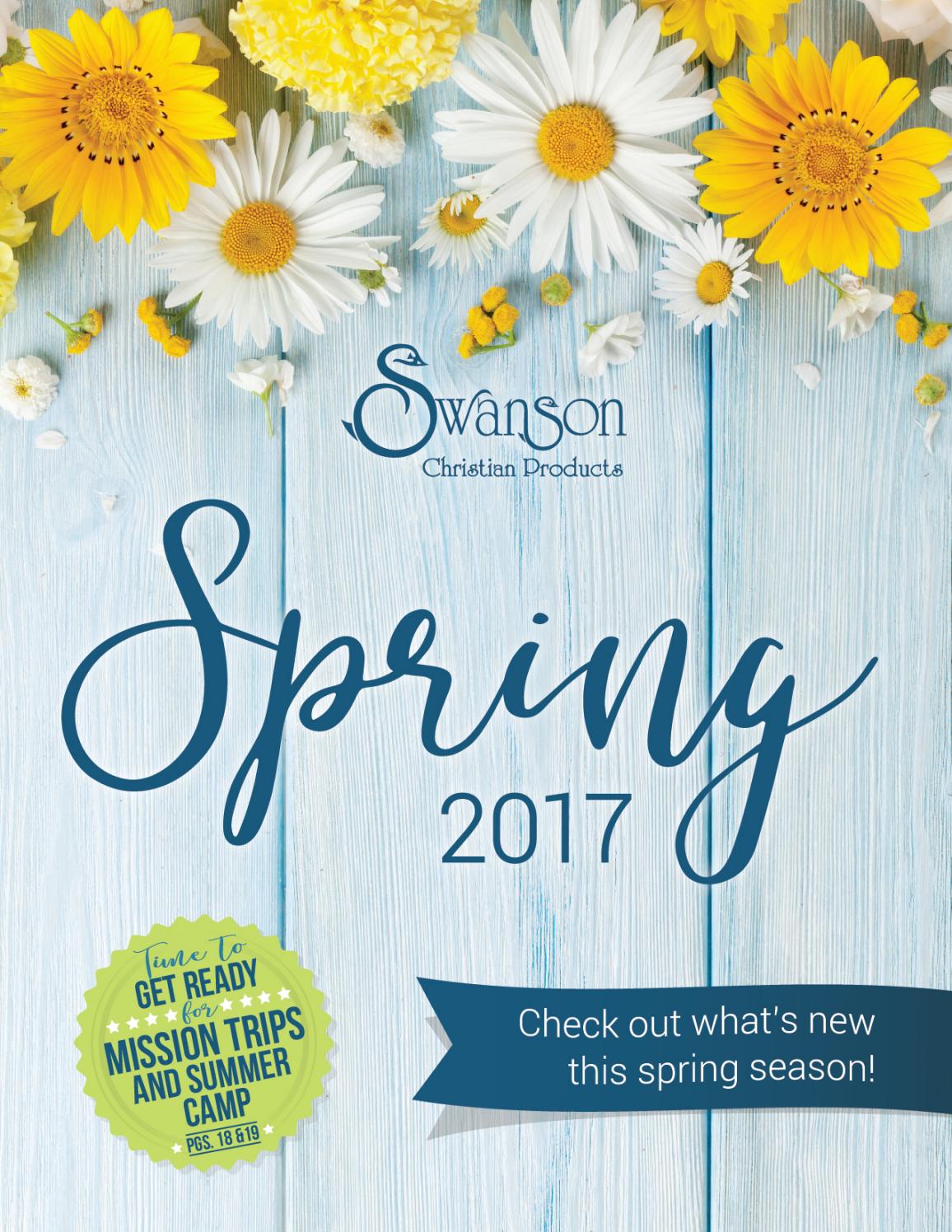 2017 Spring Catalog Supplement by Swanson Christian Products Issuu
