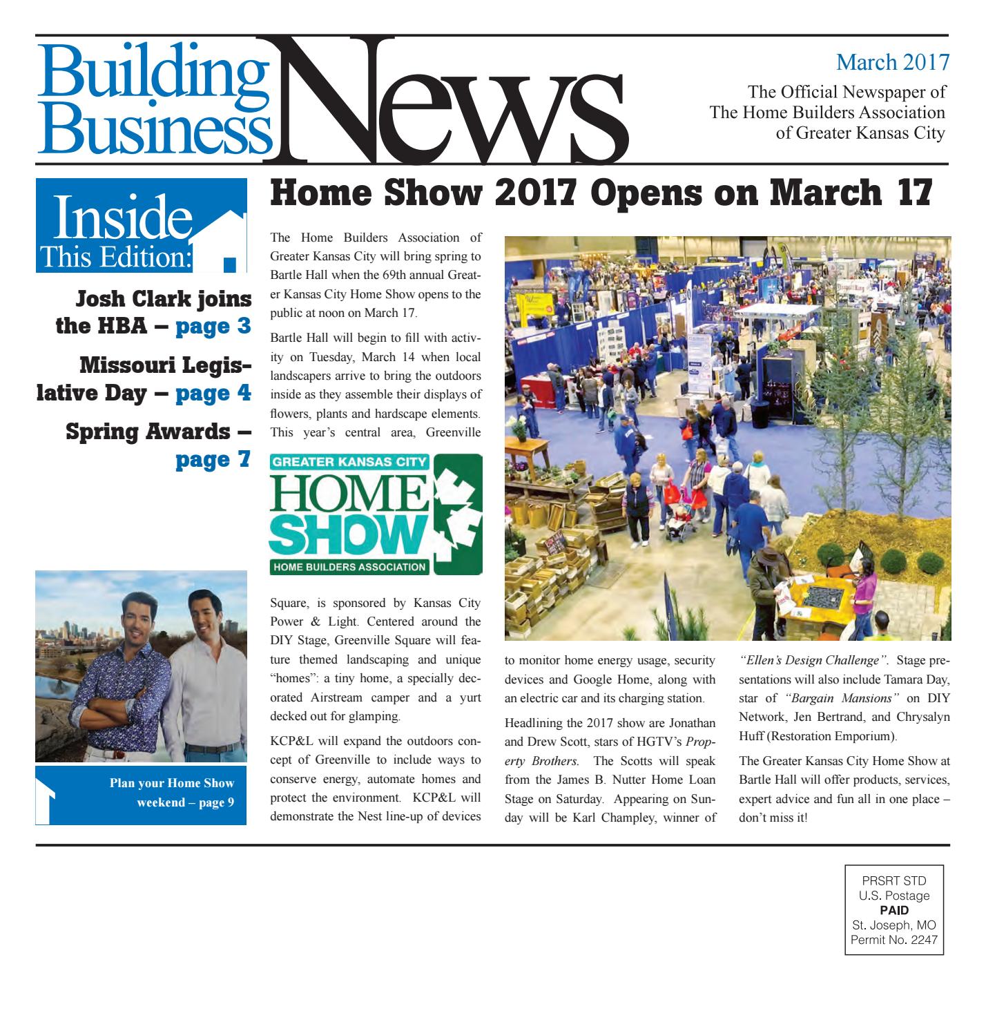 Building Business News For March 2017 By Home Builders Ociation Building Business News For March 2017