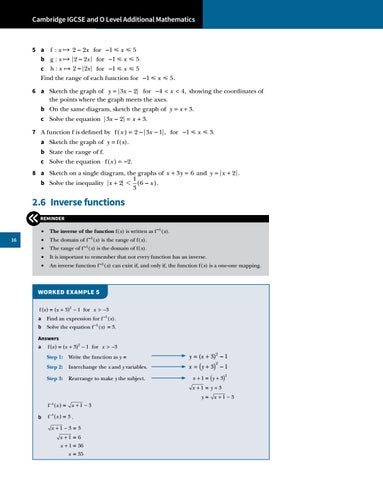 Preview Cambridge IGCSE Additional Mathematics Practice Book by ...