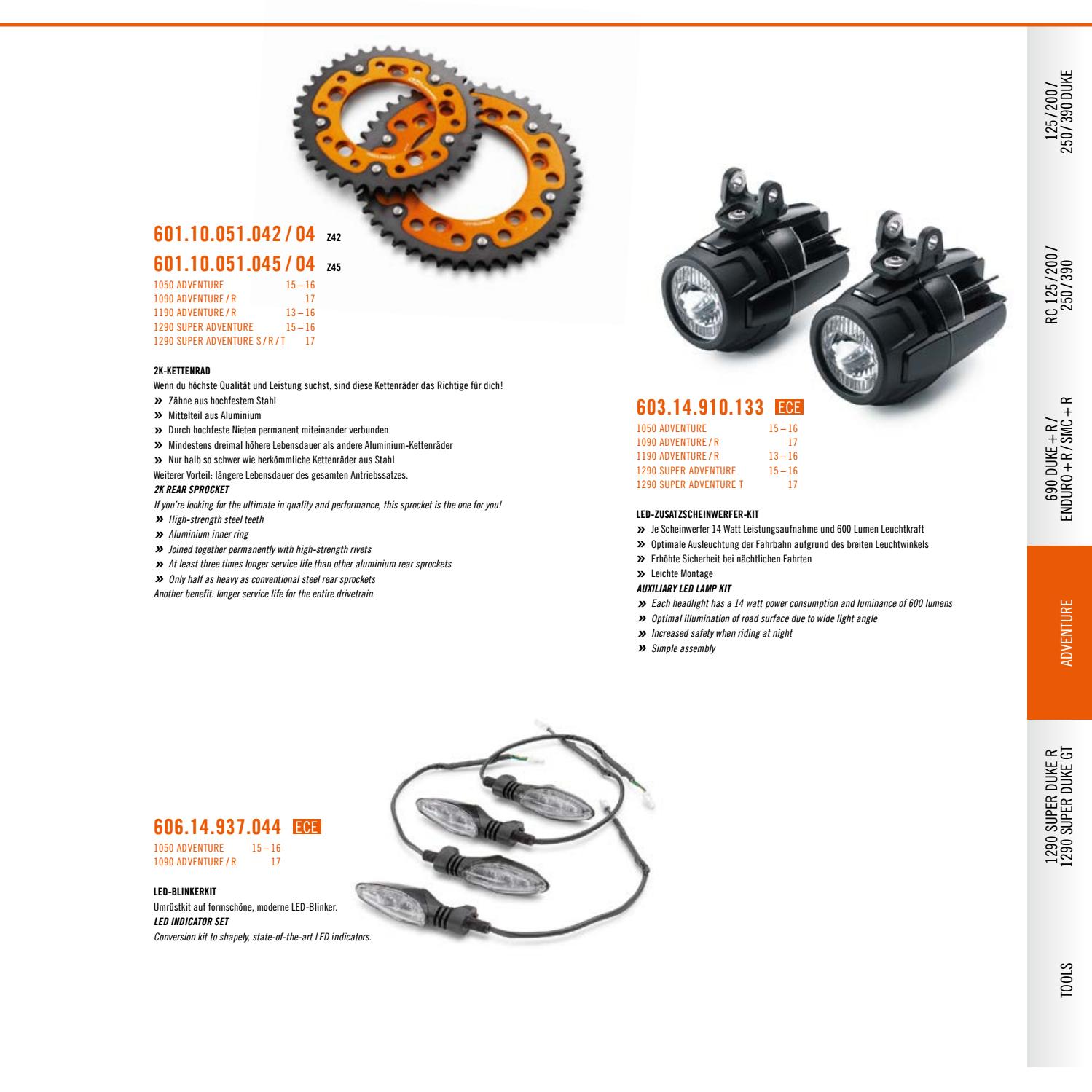 KTM PowerParts Street Catalog 2017 Deutsch / English by KTM GROUP Issuu