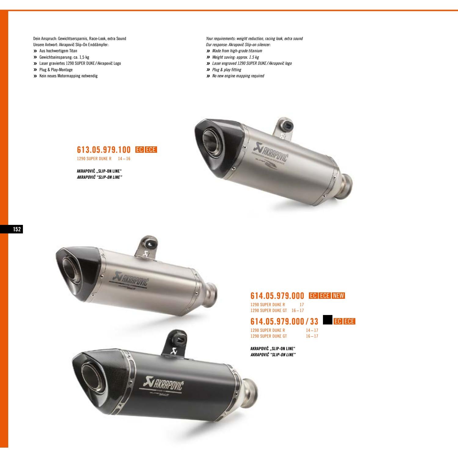 KTM PowerParts Street Catalog 2017 Deutsch / English by KTM GROUP Issuu