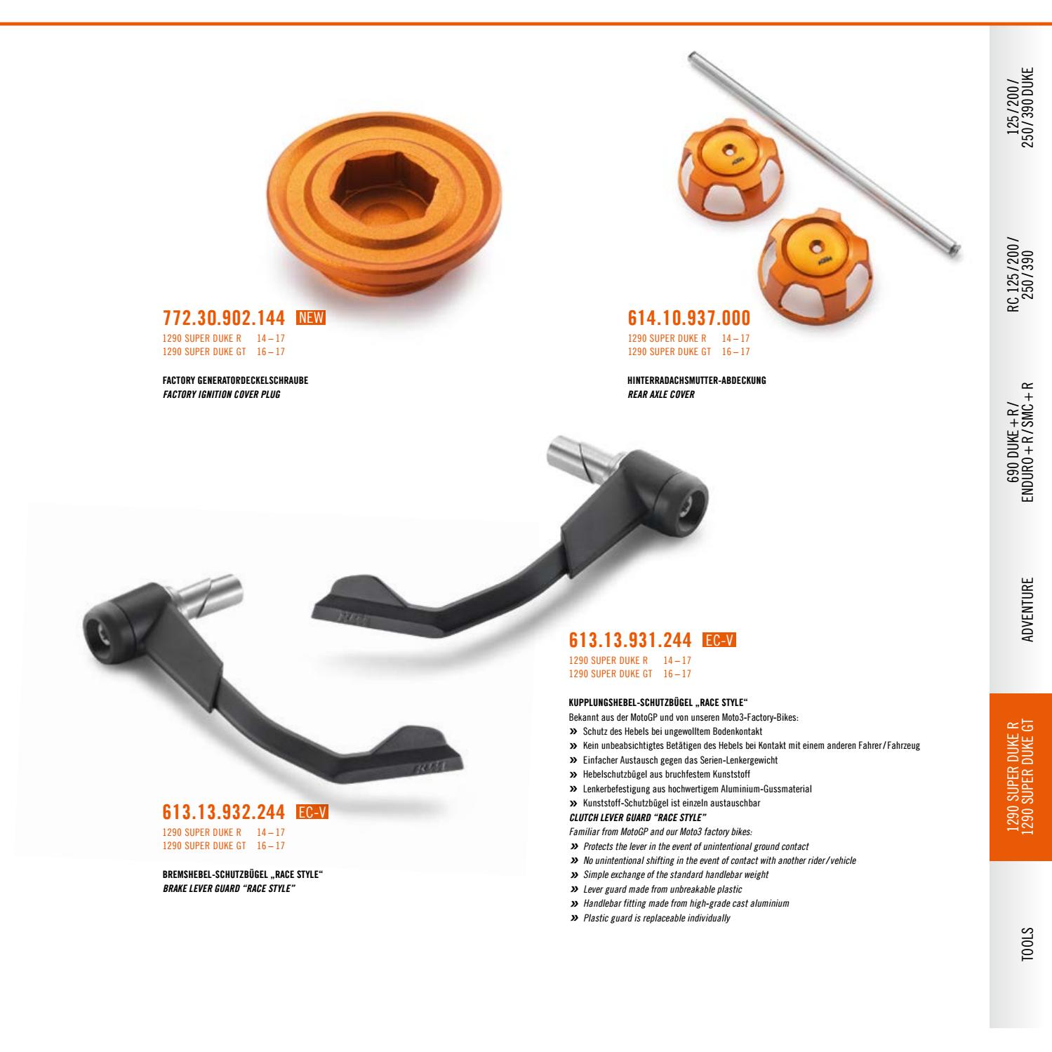 KTM PowerParts Street Catalog 2017 Deutsch / English by KTM GROUP Issuu