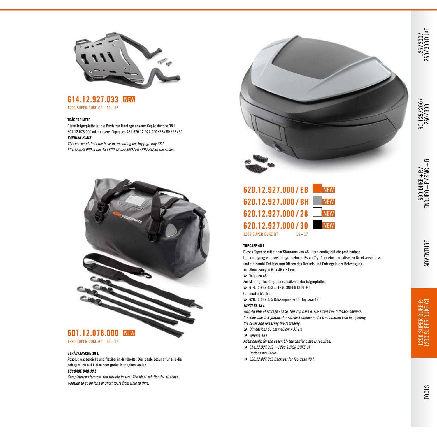 KTM PowerParts Street Catalog 2017 Deutsch / English by KTM GROUP Issuu