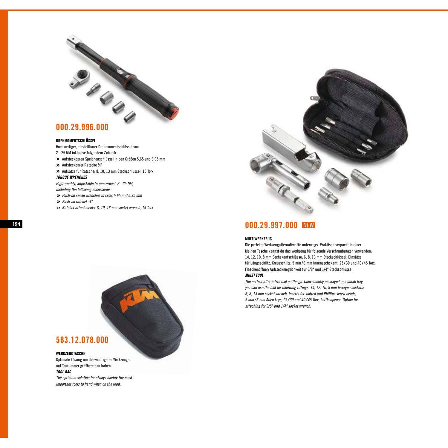 KTM PowerParts Street Catalog 2017 Deutsch / English by KTM GROUP Issuu