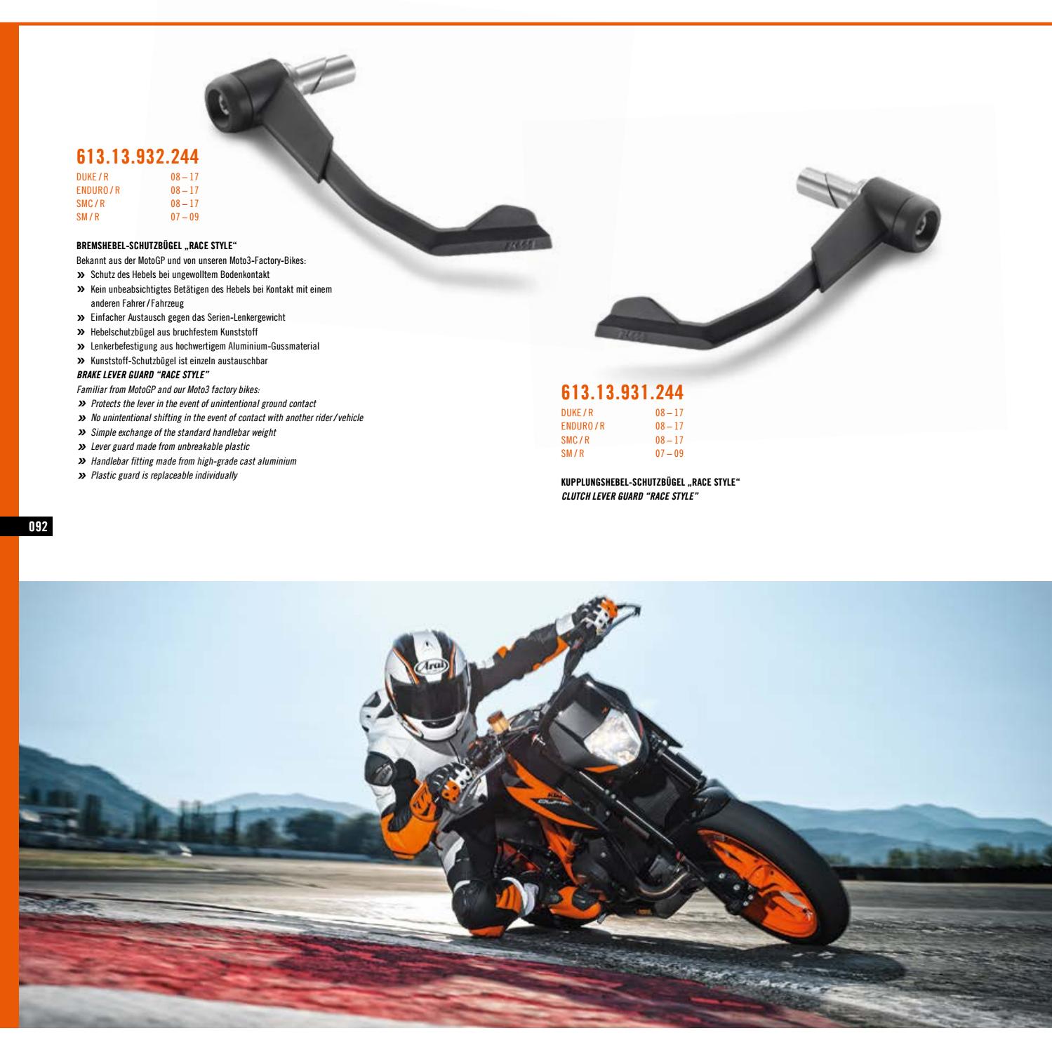 KTM PowerParts Street Catalog 2017 Deutsch / English by KTM GROUP - Issuu