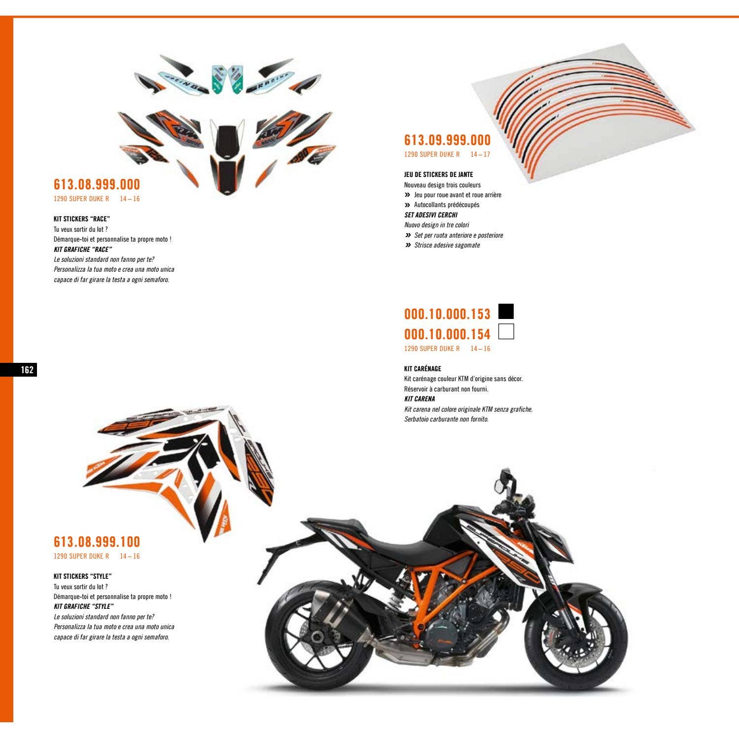 KTM PowerParts Street Catalog 2017 Français / Italiano by KTM GROUP Issuu
