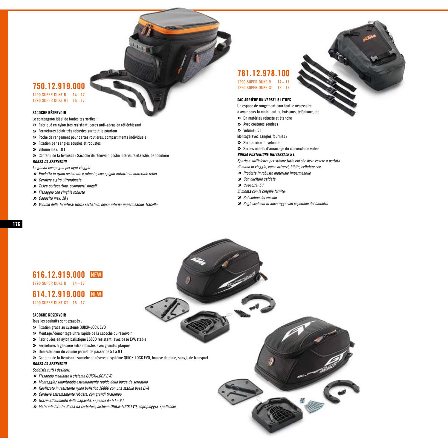KTM PowerParts Street Catalog 2017 Français / Italiano by KTM GROUP Issuu