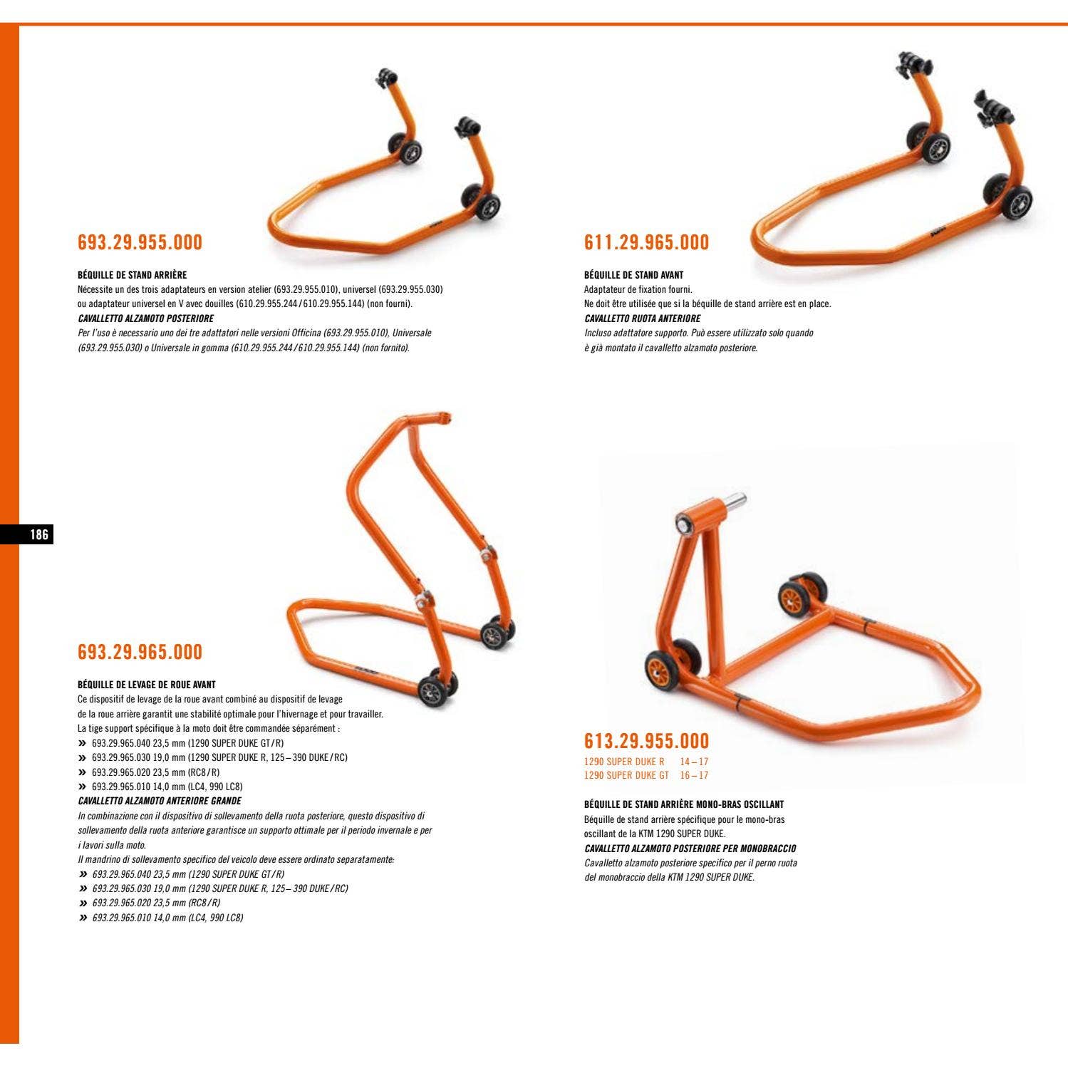 KTM PowerParts Street Catalog 2017 Français / Italiano by KTM GROUP Issuu