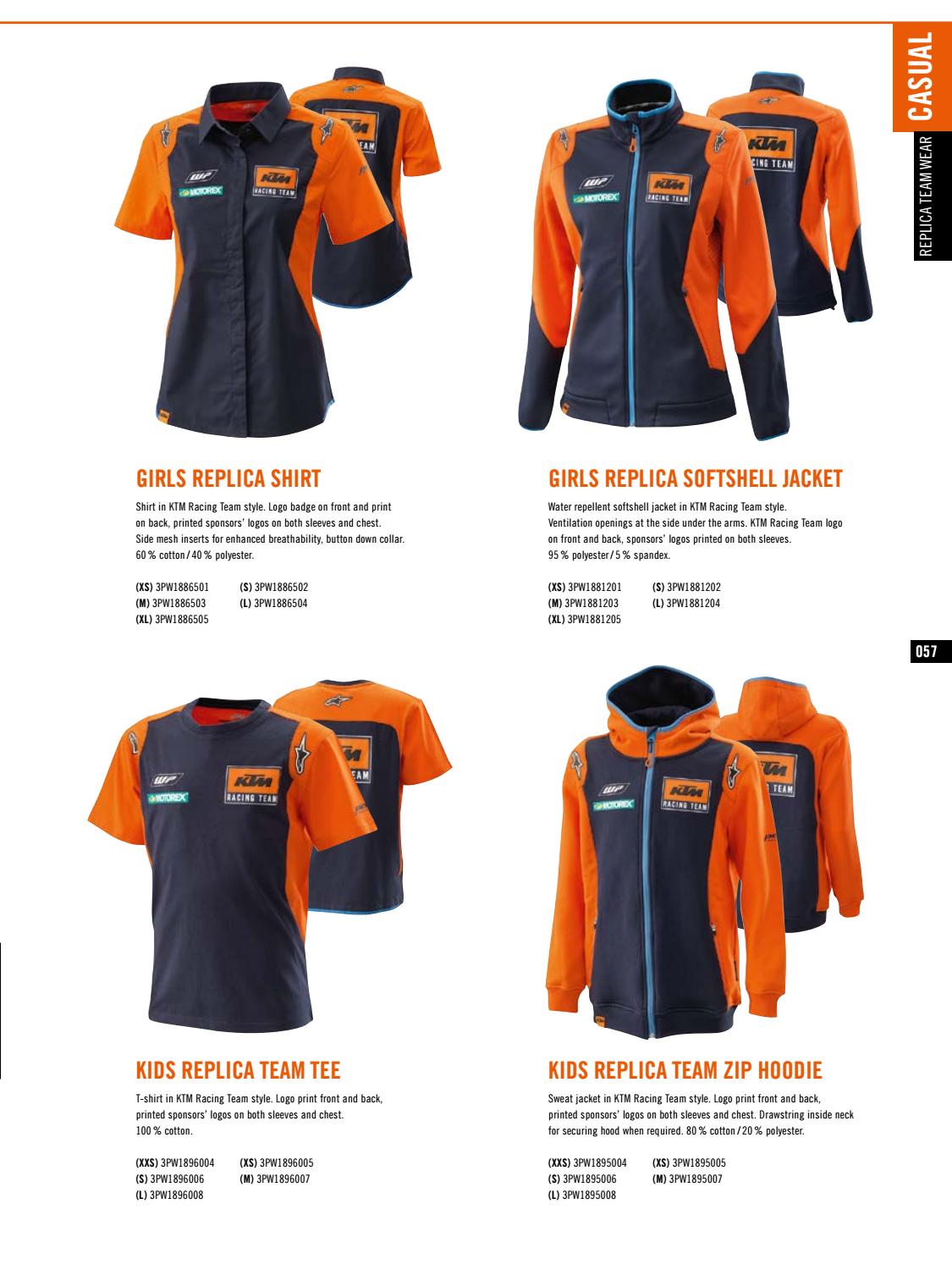 KTM KIDS REPLICA TEAM ZIP HOODIE XSMALL 3PW1895005