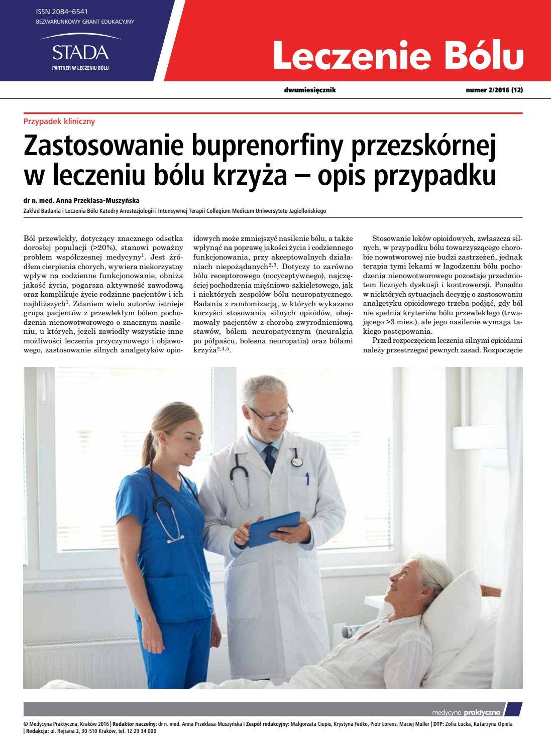 Leczenie Bolu 2016 02 Screen By Medycyna Praktyczna Issuu