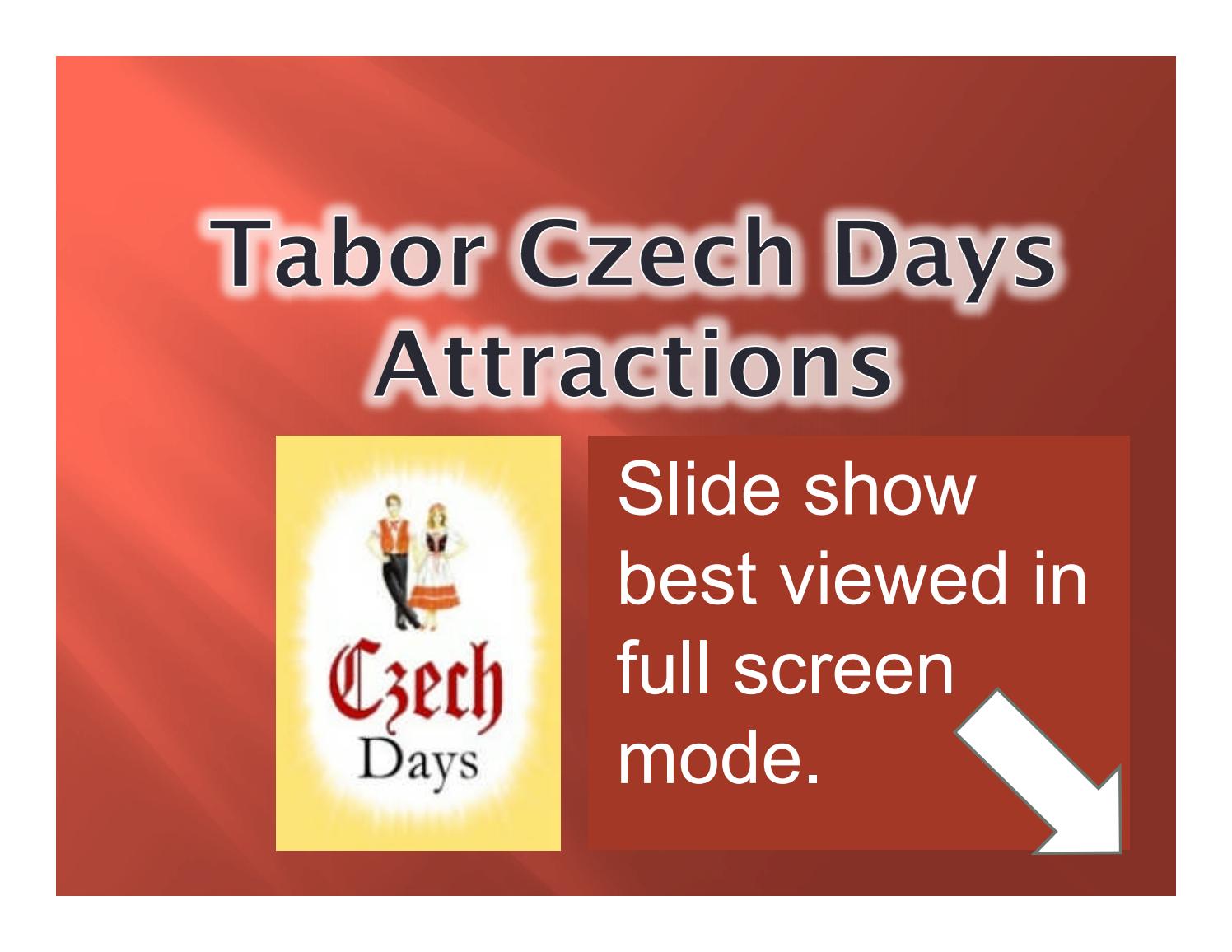 Tabor Czech Days Festival Tabor South Dakota by Bon Homme Yankton