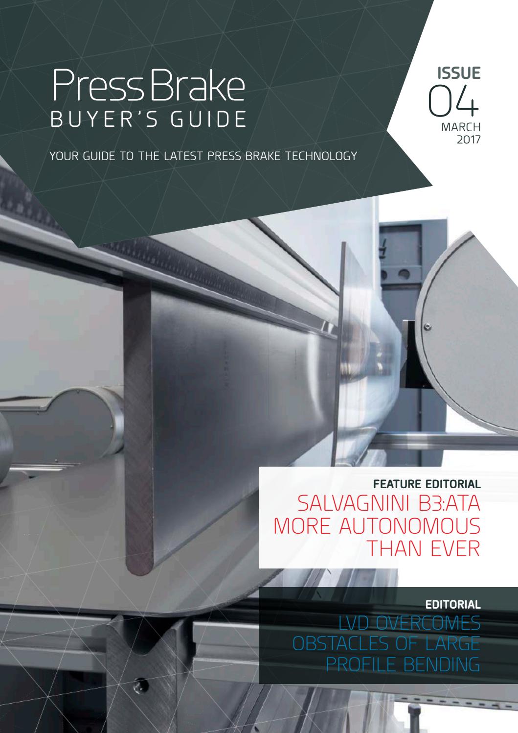 Press Brake Buyer's Guide March 2017 by Press Brake Buyer's Guide Issuu
