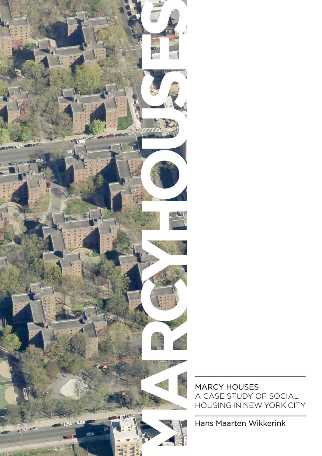Hans Maarten WikkerinkMaster of ArchitectureMarcy Houses by Amsterdam Academy of Architecture