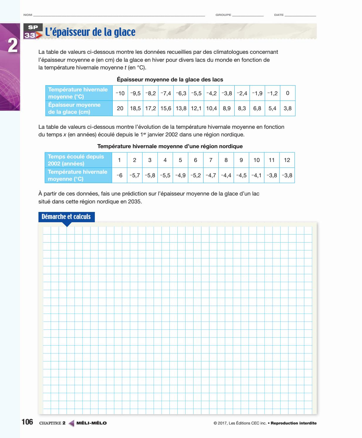 Point De Mire Secondaire 5 Corrigé Pdf