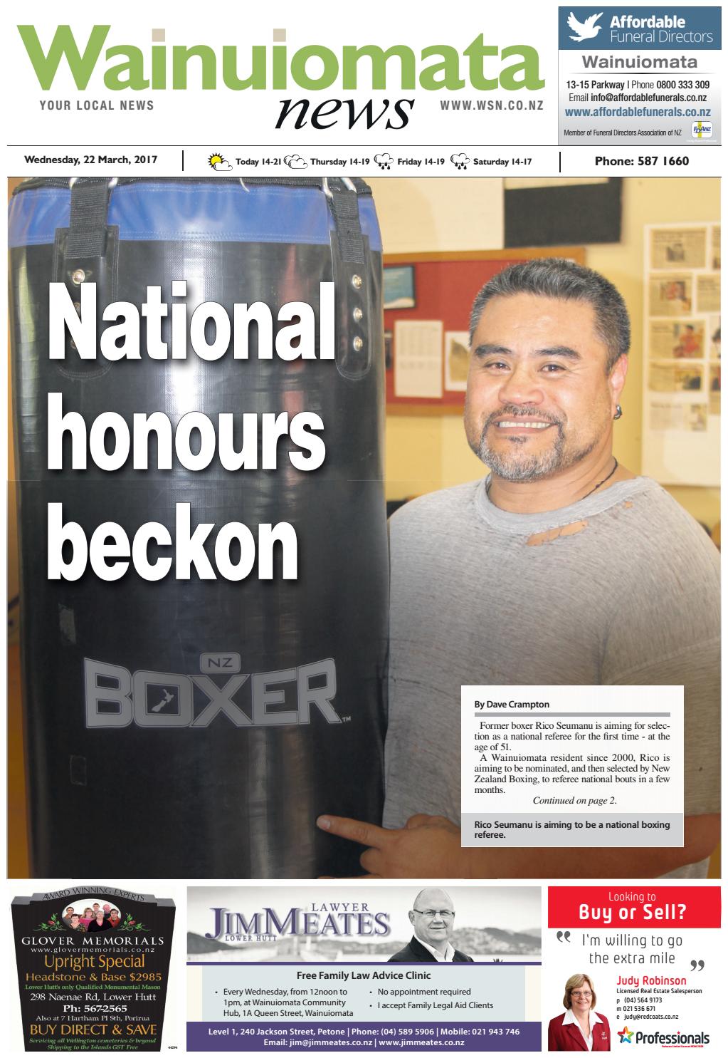 Wainuiomata News 220317 by Local Newspapers Issuu