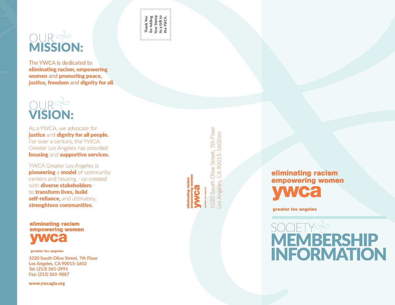 YWCA GLA Membership Brochure by Seven & Associates Portfolio - Issuu