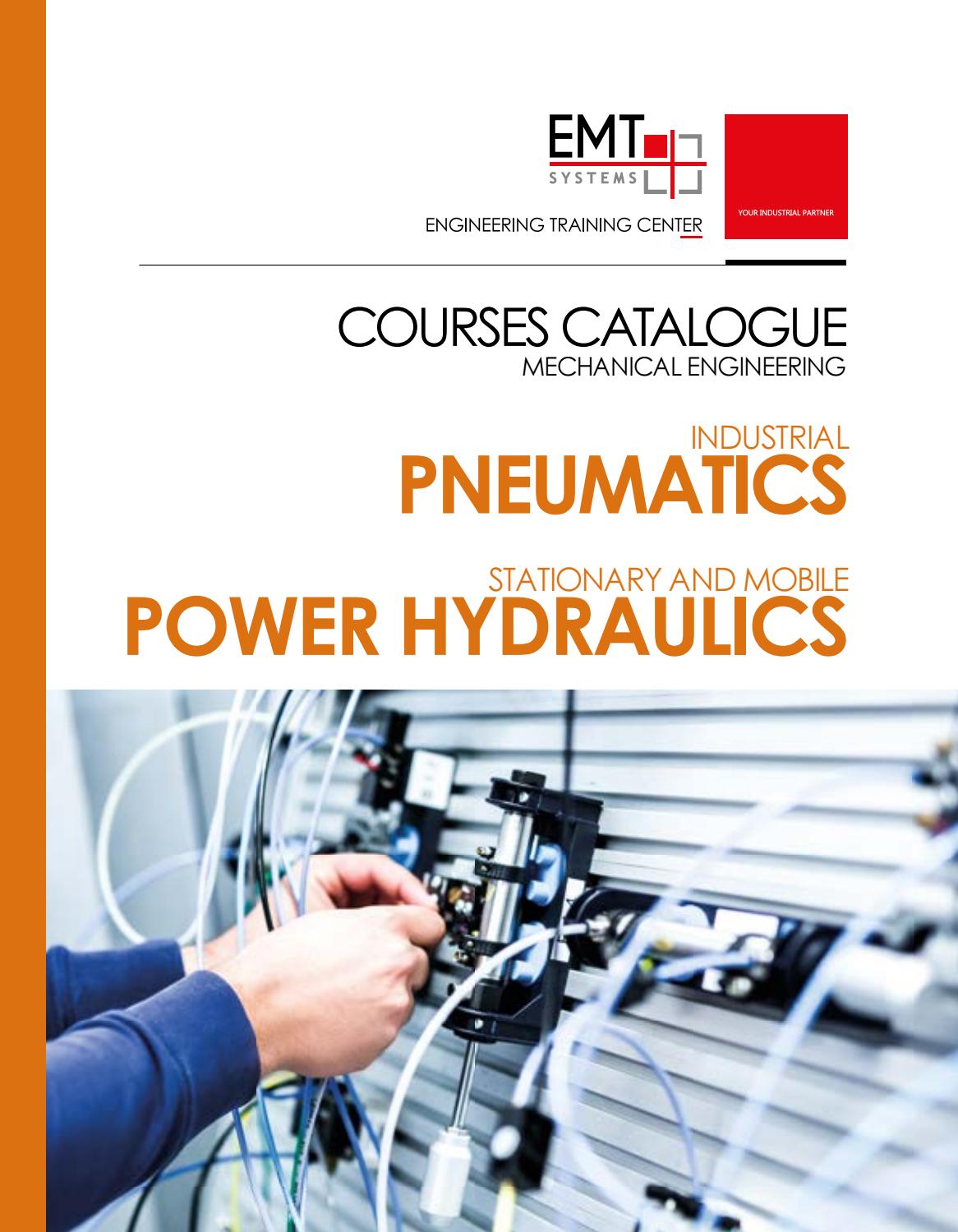 Industrial Pneumatics Industrial hydraulics Mobile hydraulics courses