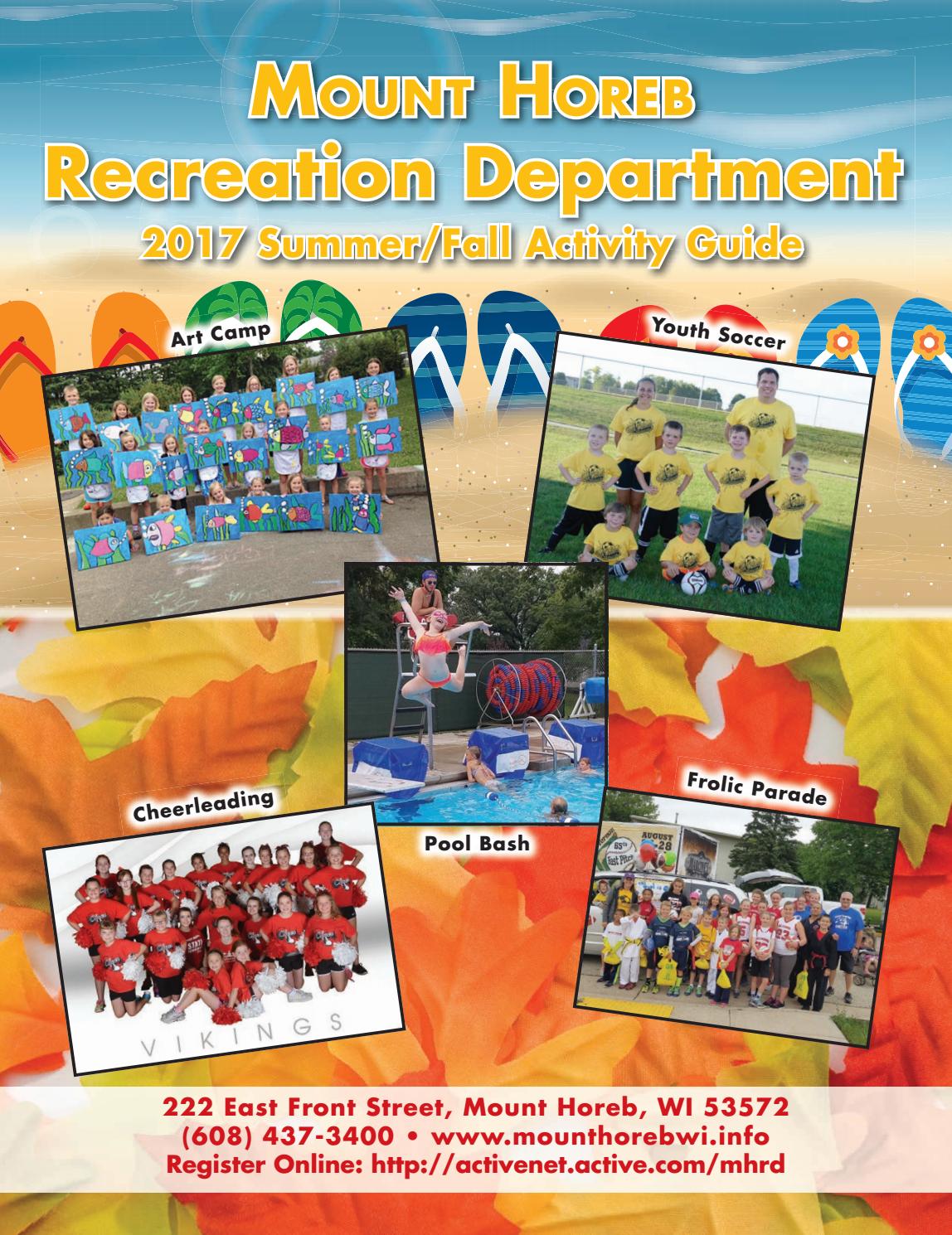 2017 Summer/Fall Mt. Horeb Rec Guide by Woodward Community Media Issuu