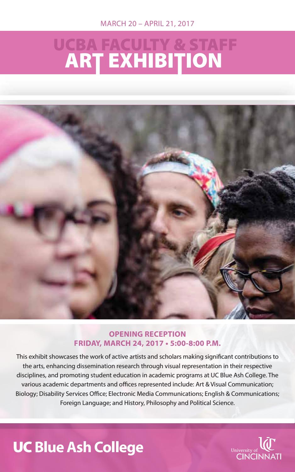 Third Annual UCBA Faculty & Staff Art Exhibition by UC Blue Ash Issuu